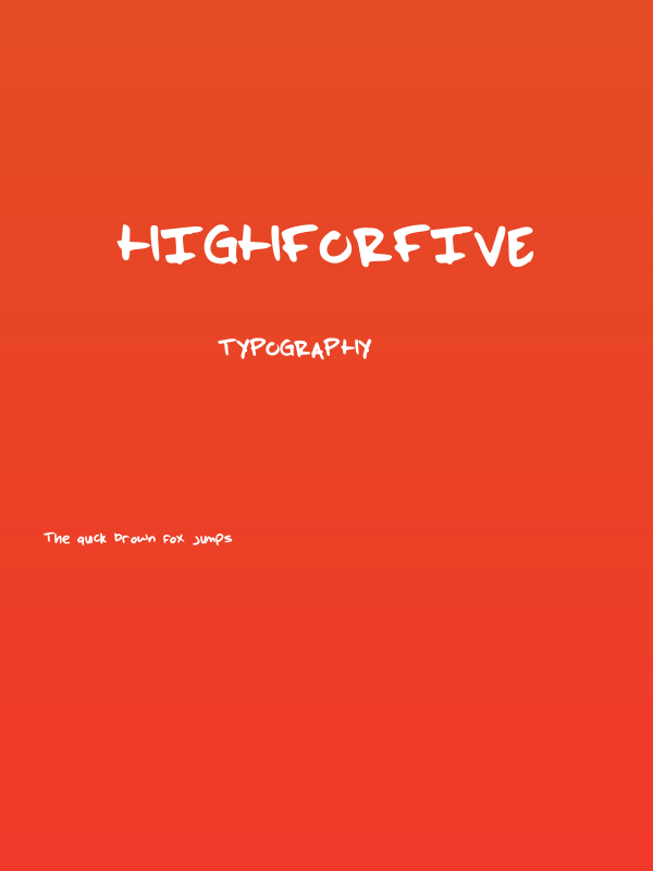 highforfive Poster