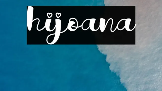 hijoana Example 1