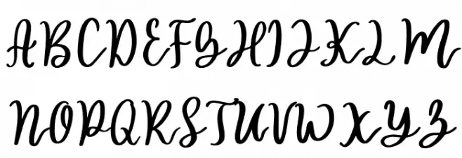 hilda Font UPPERCASE