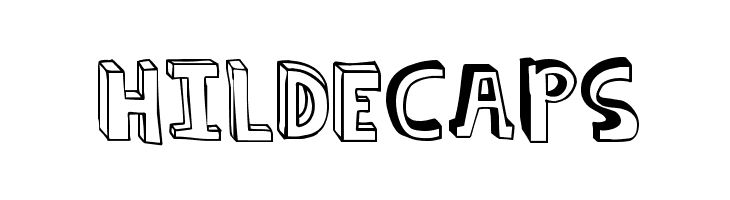 hildeCAPS  Free Fonts Download