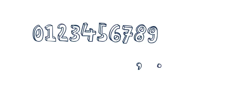 hildeCAPS Font OTHER CHARS