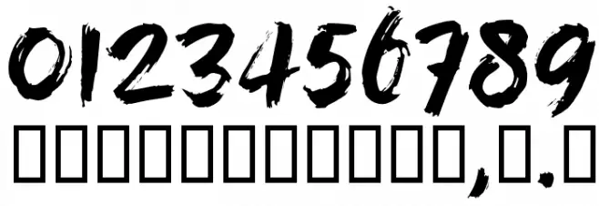 hillBelly_TRIAL Font OTHER CHARS