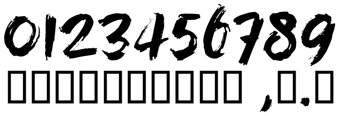 hillBelly_TRIAL Font OTHER CHARS