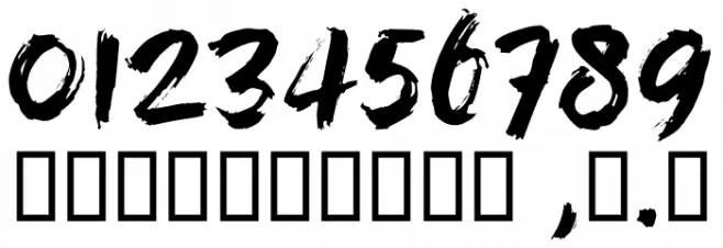 hillBelly_TRIAL Font OTHER CHARS