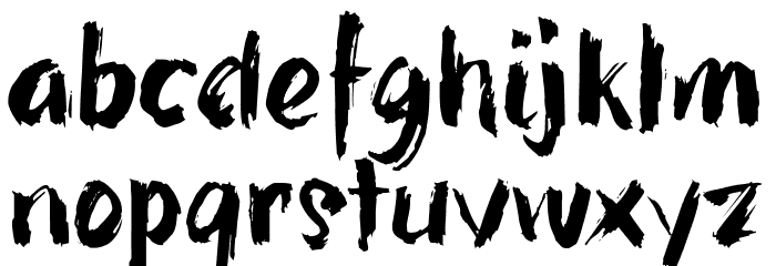 hillBelly_TRIAL Font LOWERCASE