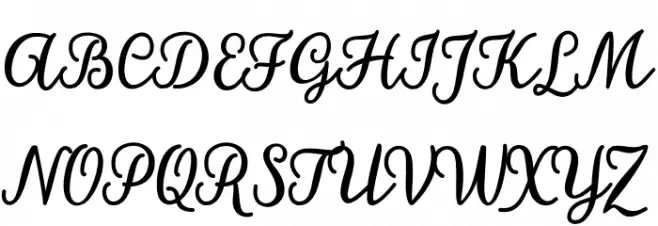 hillaniafont Font UPPERCASE