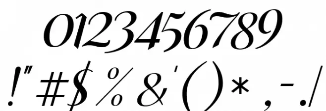 hilyakira Font OTHER CHARS