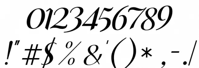 hilyakira Font OTHER CHARS