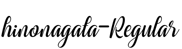 hinonagata-Regular  नि: शुल्क फ़ॉन्ट्स डाउनलोड
