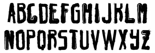 hint-retrò-grunge_free-version Schriftart Groß