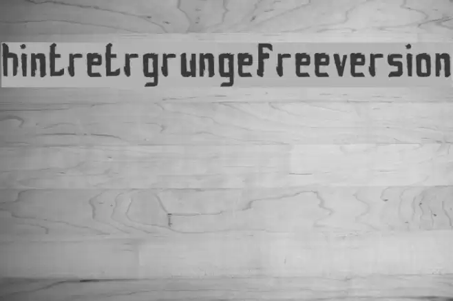 hint-retrò-grunge_free-version 字体 examples