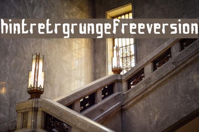 hint-retrò-grunge_free-version Font examples