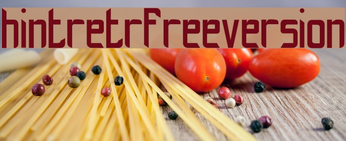 hint-retrò_free-version 字体 examples