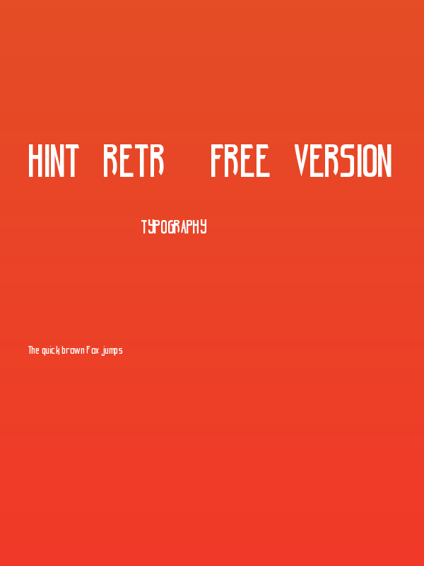 hint-retrò_free-version Poster