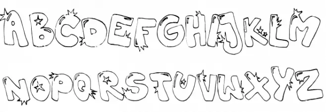 hiphopbarbie خط أحرف صغيرة