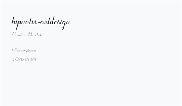 hipnotis-artdesign Business Card