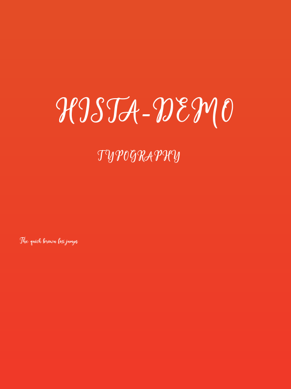 hista-demo Poster
