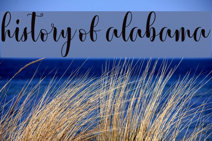 history of alabama Example 1