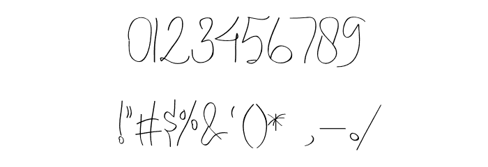 hitomi Font OTHER CHARS