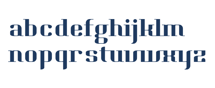 Hjet Regular Lowercase