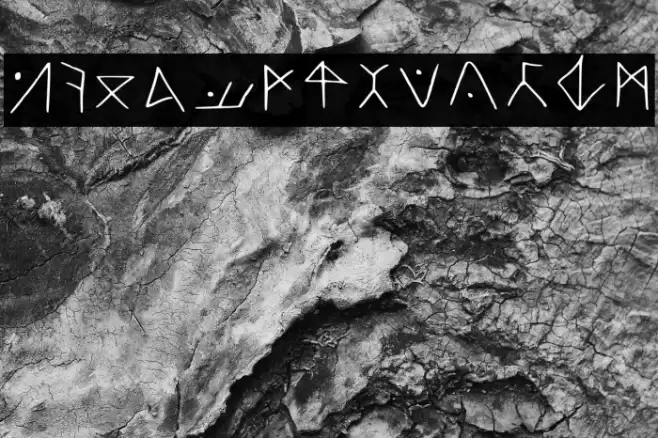 Hjorian Runes Regular Font examples