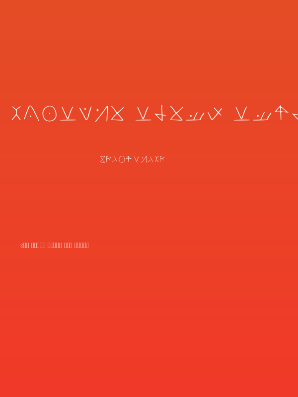 Hjorian Runes Regular Poster