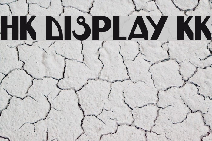 HK DISPLAY KK Example 1