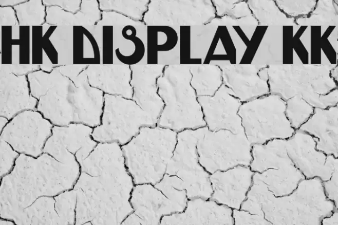 HK DISPLAY KK Font examples