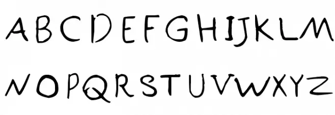 HK Font-2 字体 大写