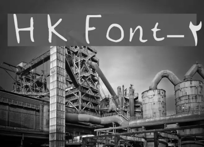 HK Font-2 Font examples
