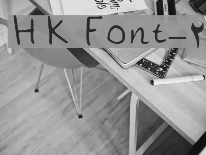 HK Font-2 Font examples