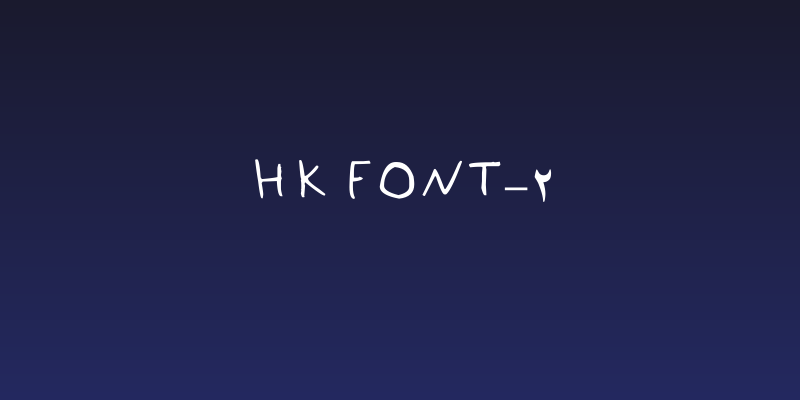 HK Font-2 Social Header