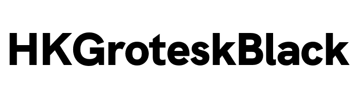 HK Grotesk Black  Frei Schriftart Herunterladen