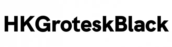 HK Grotesk Black  Frei Schriftart Herunterladen