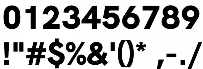 HK Grotesk Black Font OTHER CHARS