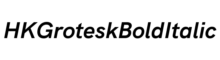 HK Grotesk Bold Italic  नि: शुल्क फ़ॉन्ट्स डाउनलोड