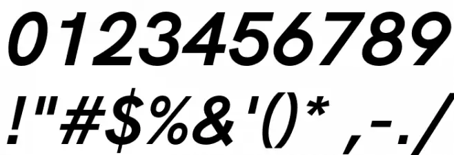 HK Grotesk Bold Legacy Italic Font OTHER CHARS