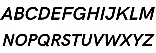 HK Grotesk Bold Legacy Italic Шрифта ВЕРХНИЙ