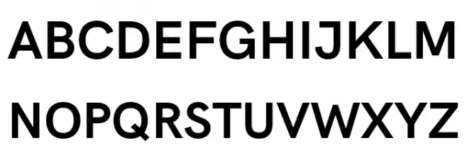 HK Grotesk Bold Legacy Caratteri MAIUSCOLE
