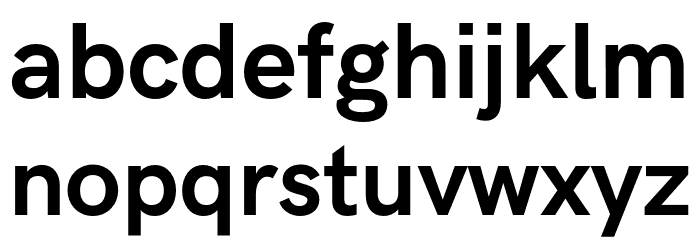 HK Grotesk Bold Legacy Font LOWERCASE