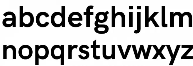 HK Grotesk Bold Legacy Caratteri MINUSCOLO