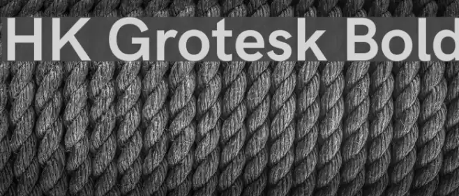 HK Grotesk Bold Font examples