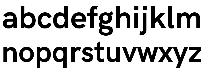 HK Grotesk Bold Font LOWERCASE