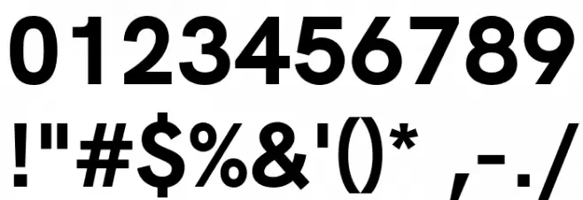 HK Grotesk ExtraBold Font OTHER CHARS