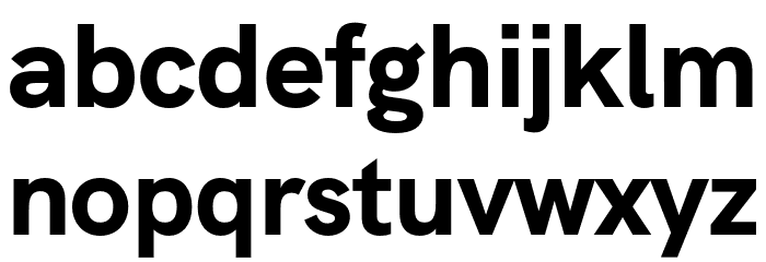 HK Grotesk ExtraBold Font LOWERCASE