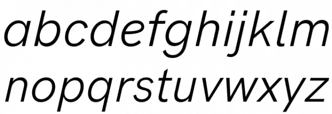 HK Grotesk Legacy Italic Fuentes MINÚSCULAS