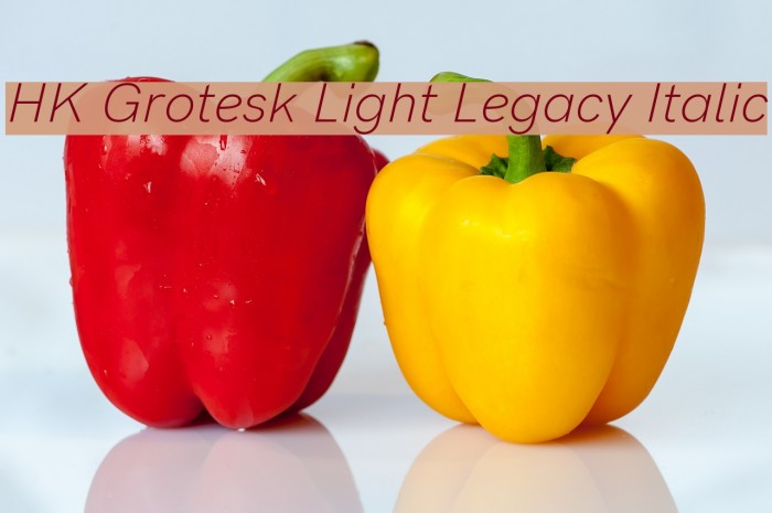 HK Grotesk Light Legacy Italic Font examples