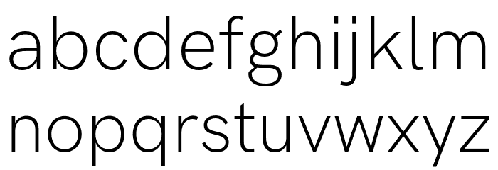 HK Grotesk Light Legacy Font LOWERCASE