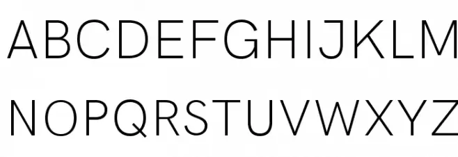 HK Grotesk Light Шрифта ВЕРХНИЙ