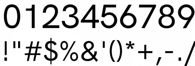 HK Grotesk Medium Legacy Font OTHER CHARS